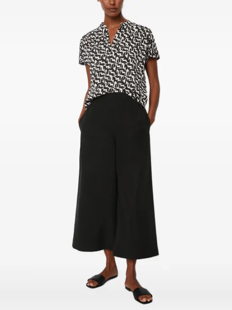 Marc O'Polo abstract-print short-sleeve blouse