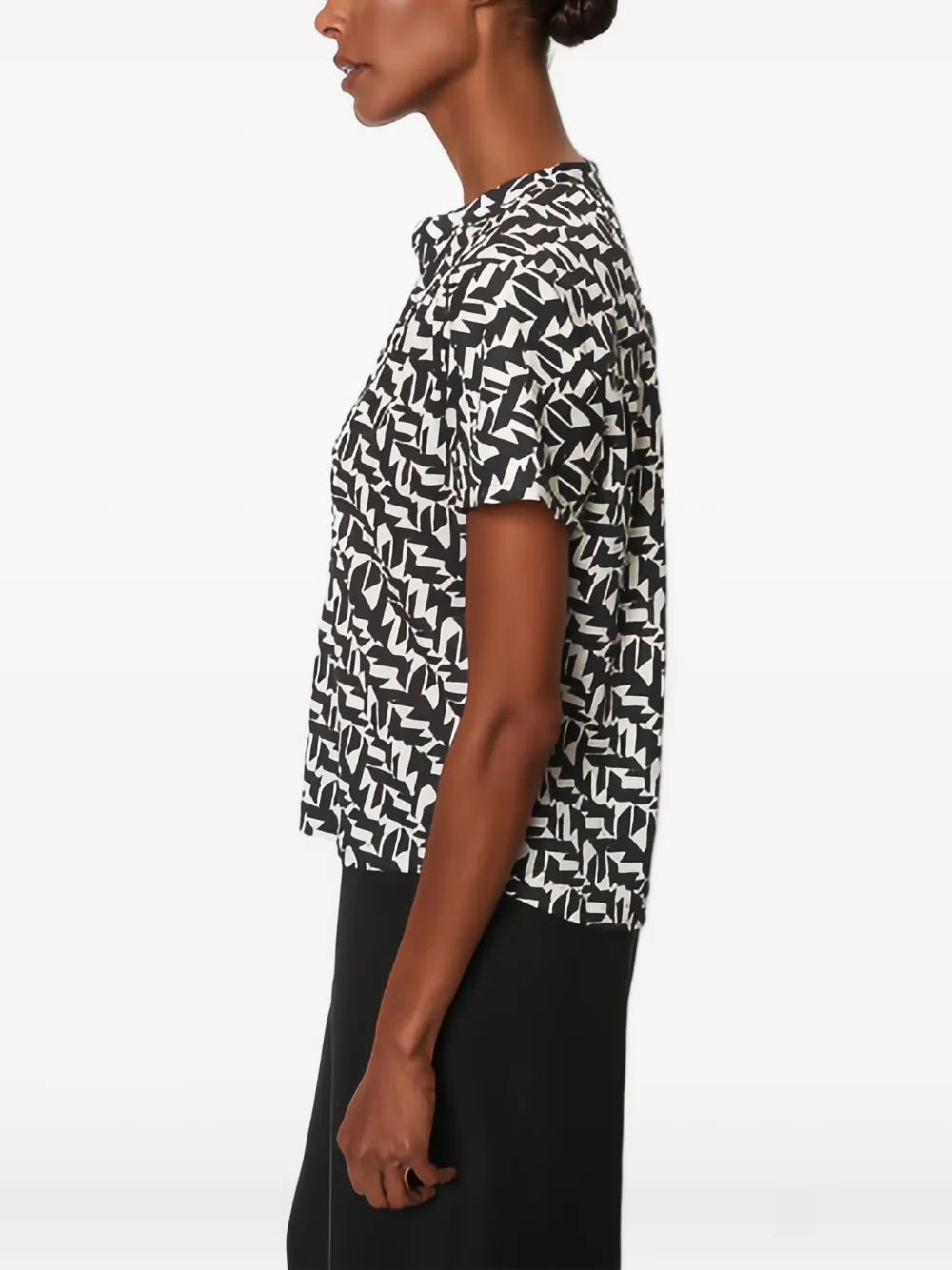 Marc O'Polo abstract-print short-sleeve blouse | Blouses | Image 2
