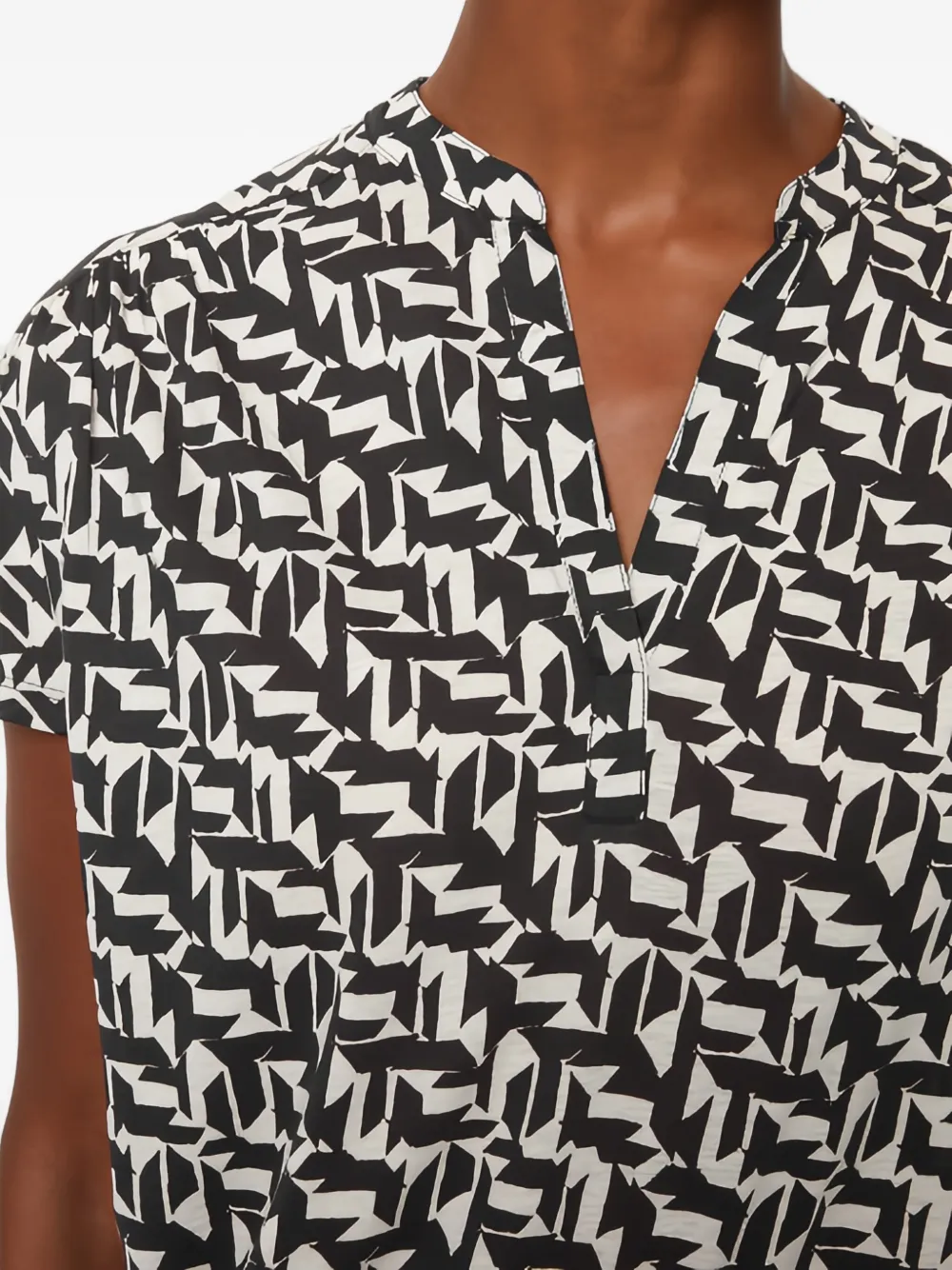 Marc O'Polo Zijden blouse Zwart