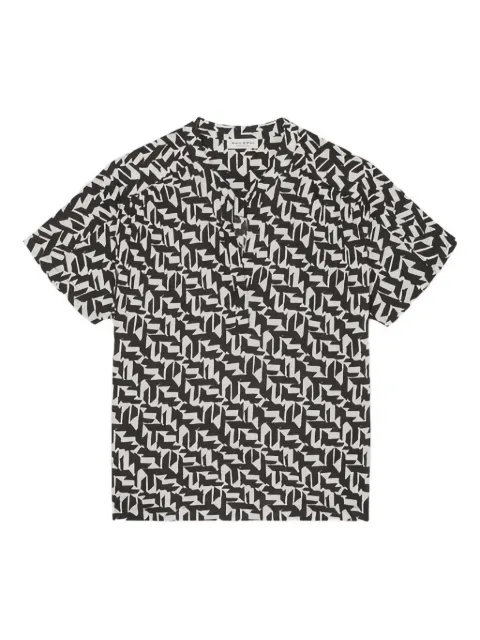 Marc O'Polo abstract-print short-sleeve blouse