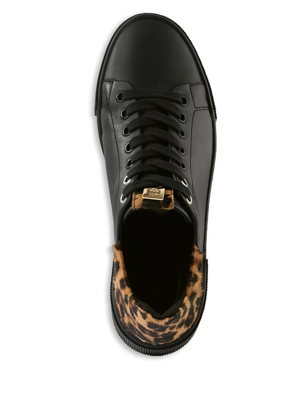 Hogl Blade leopard-print sneakers Black