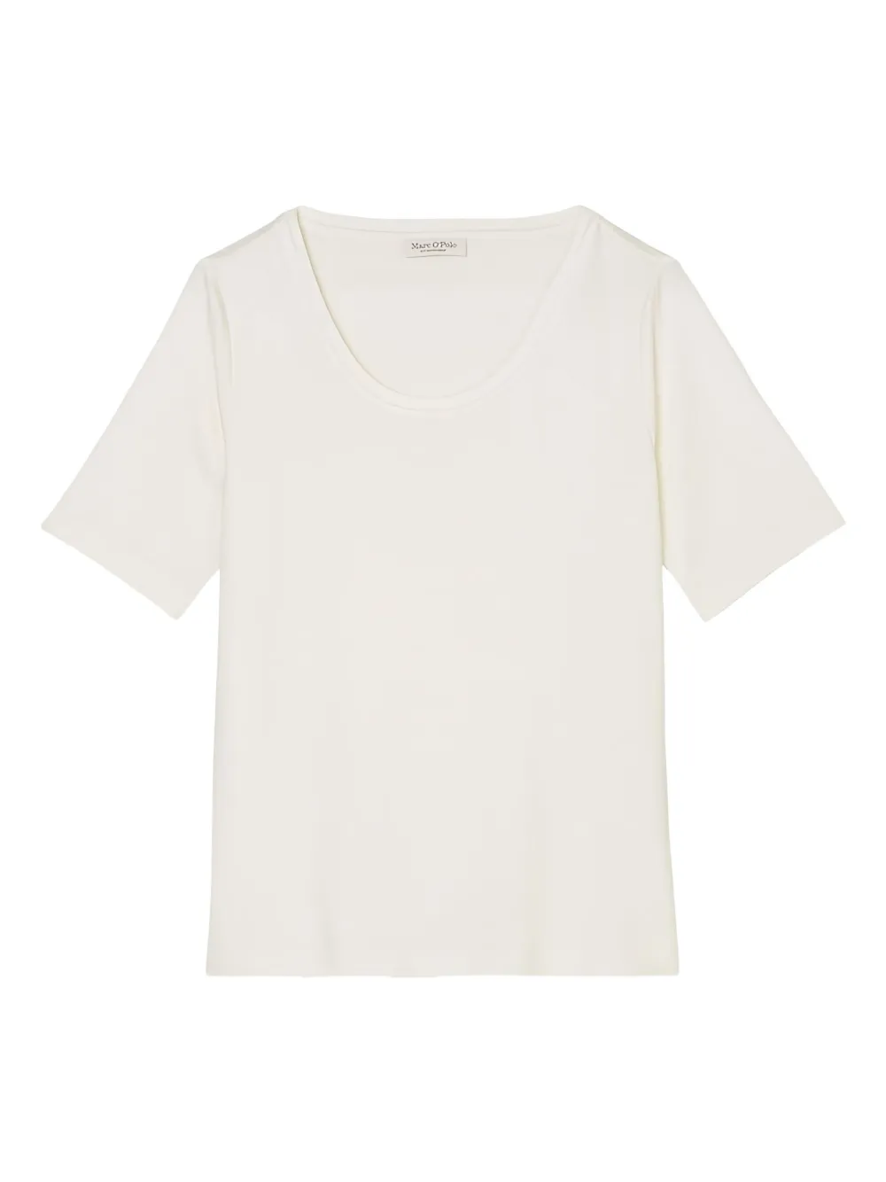 scoop-neck short-sleeve T-shirt