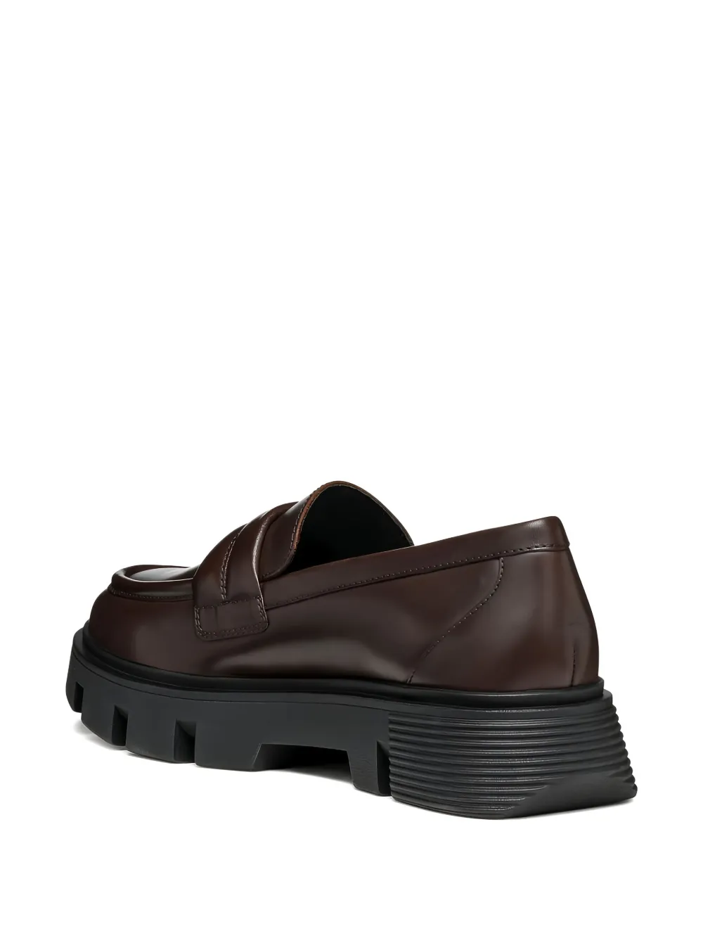Geox Vilde penny-strap platform loafers Brown