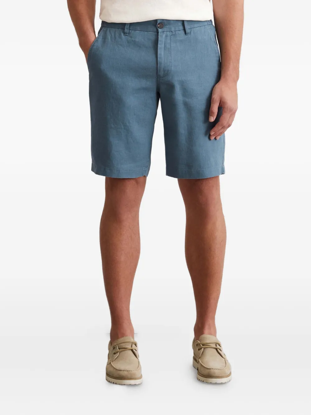 Marc O'Polo Shorts met elastische tailleband Blauw