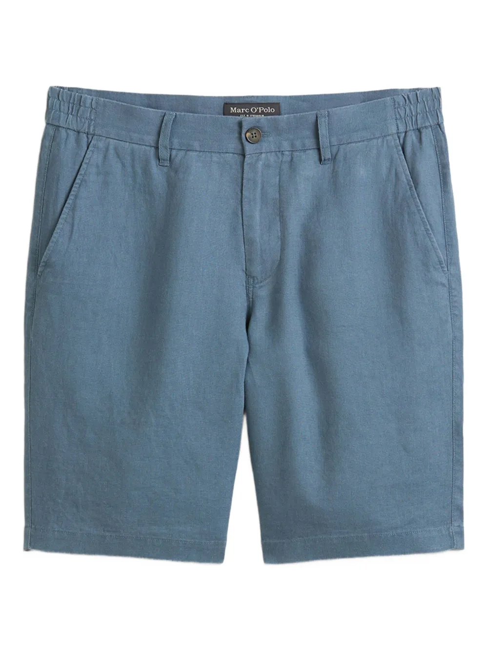 Marc O'Polo Shorts met elastische tailleband Blauw