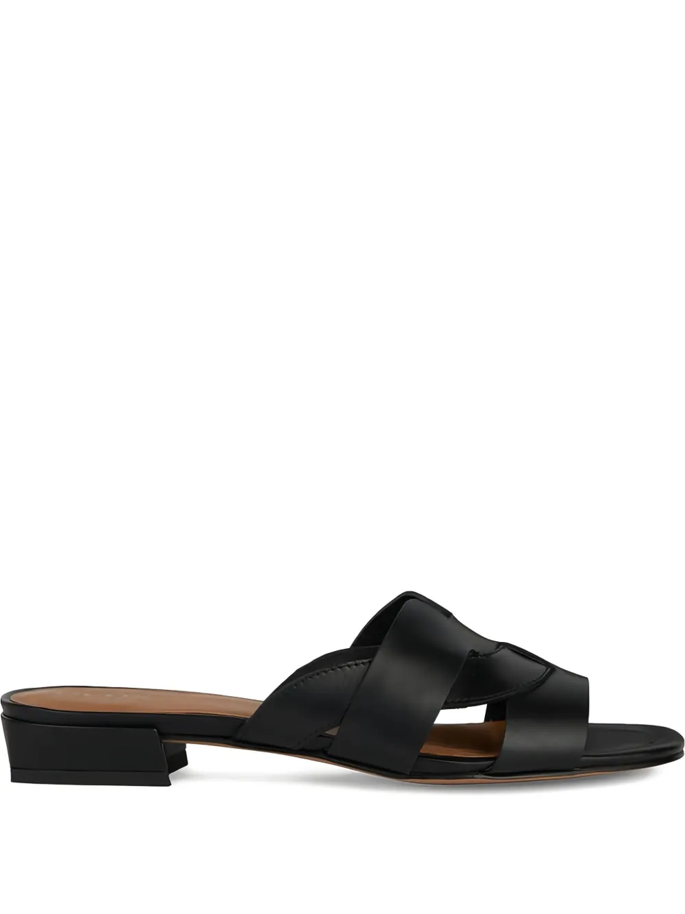 Geox cross-over leather sandals | Black | Image 1