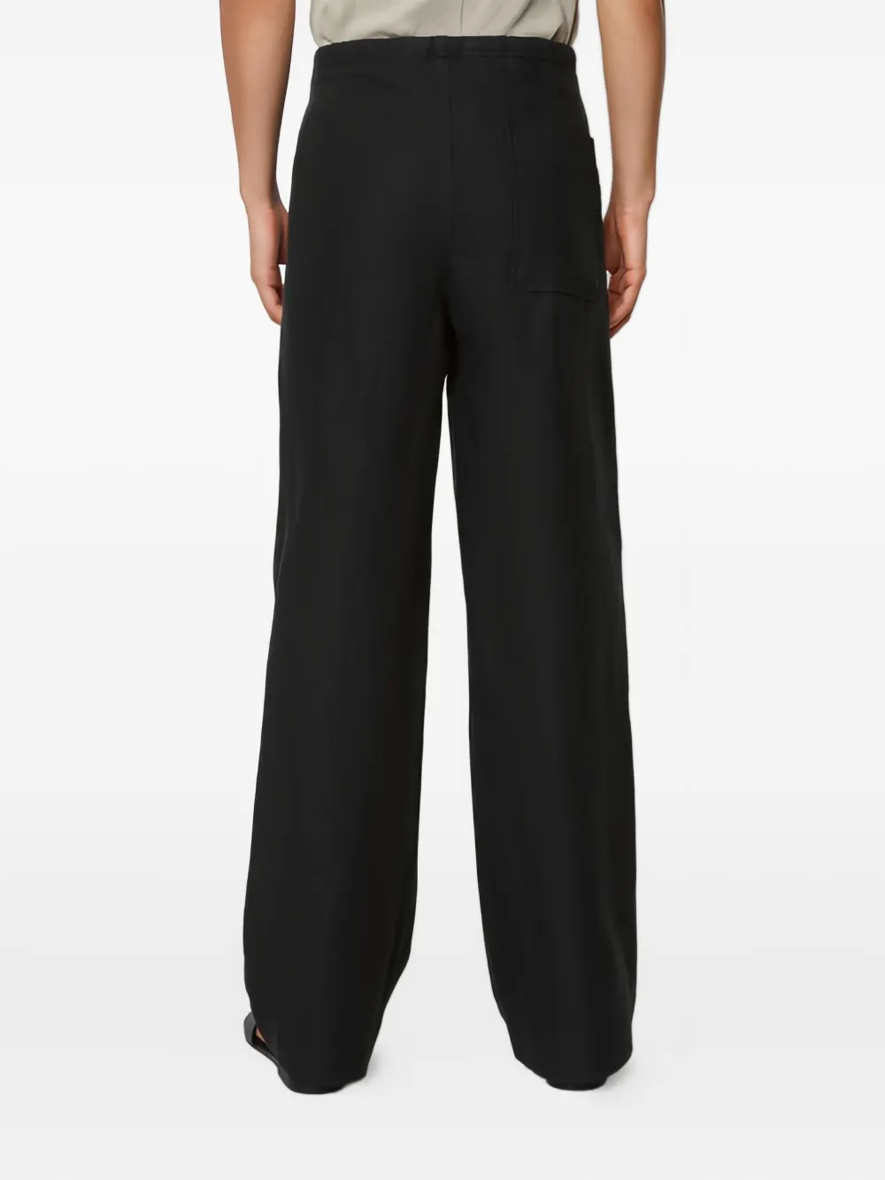 Marc O'Polo Broek met elastische taille Zwart