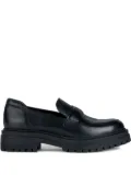 Geox Iridea penny-strap platform loafers - Black