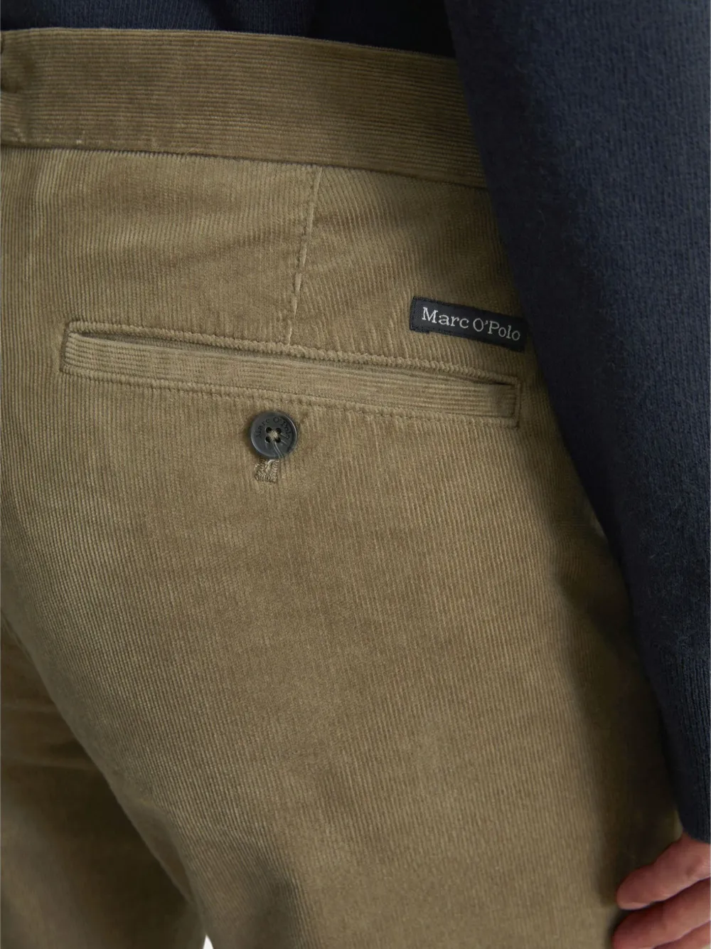 Marc O'Polo Ribfluwelen broek Bruin