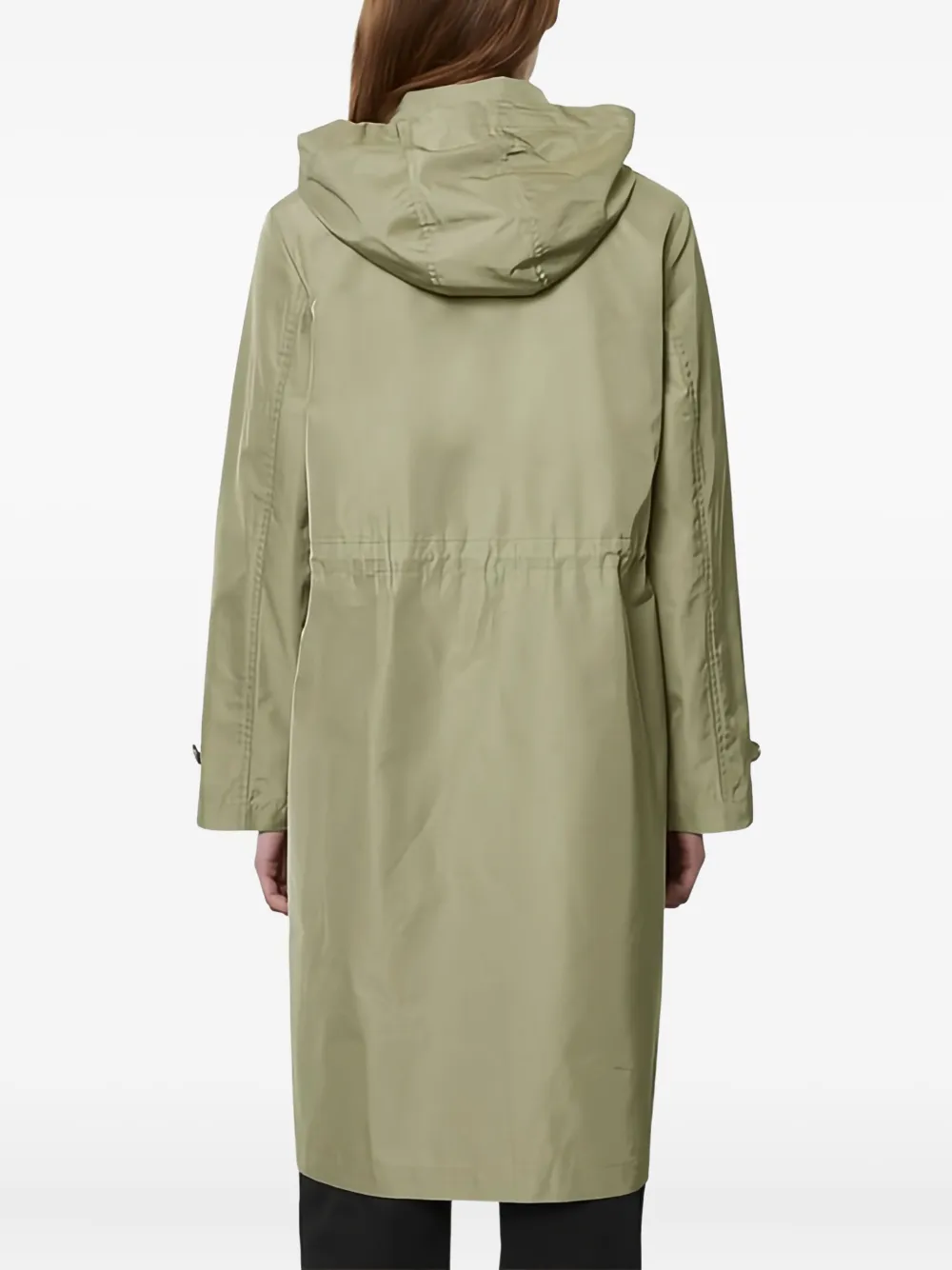 Marc O'Polo Regenjas met capuchon Groen