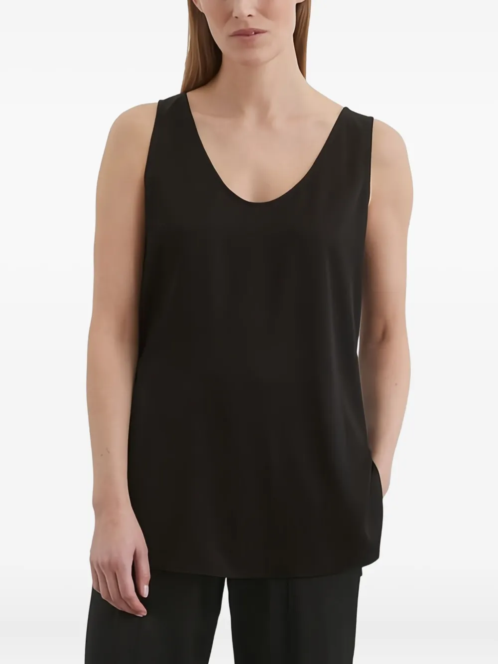 Marc O'Polo satin-effect sleeveless tank top | Vests & Tank Tops | Image 2