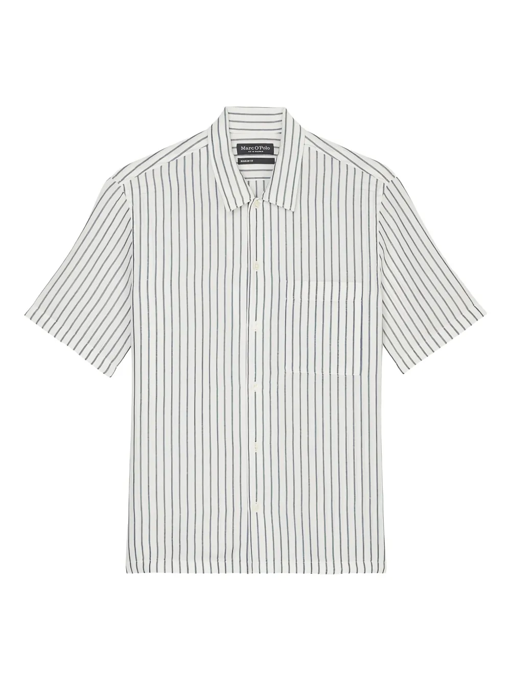 Marc O'Polo striped short-sleeve shirt | White | Image 1