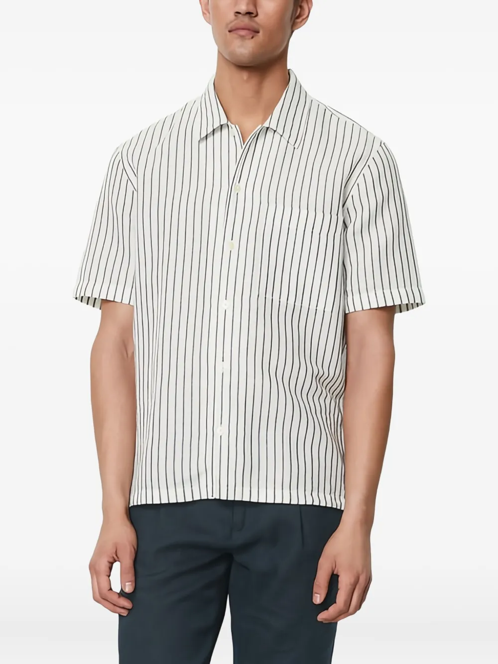 Marc O'Polo striped short-sleeve shirt | Image 2