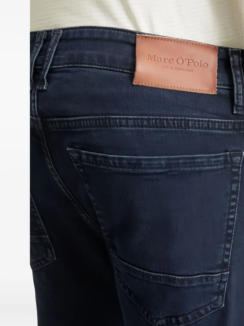 Marc O'Polo Jeans met donkere wassing Blauw