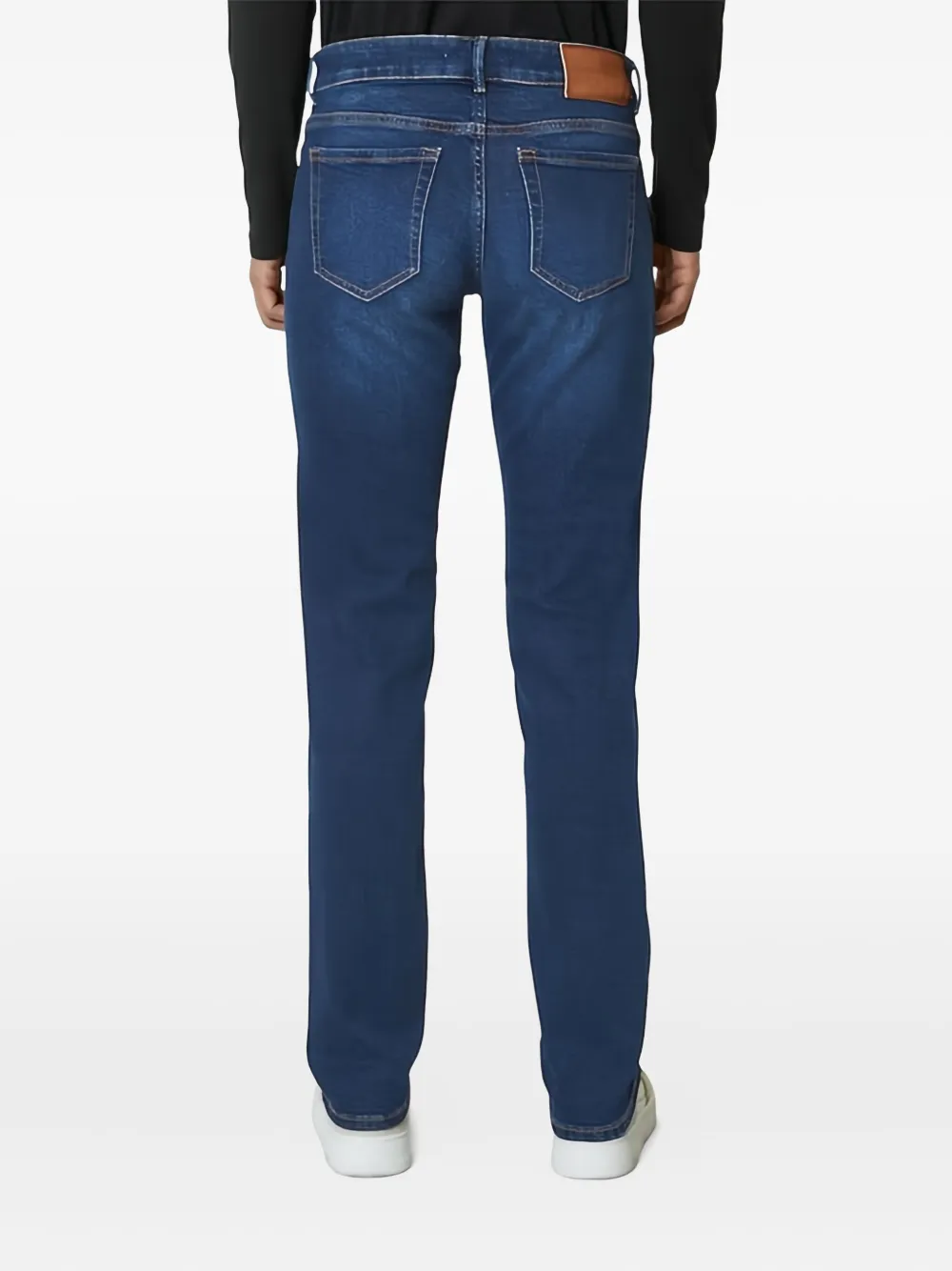 Marc O'Polo Jeans met logopatch Blauw