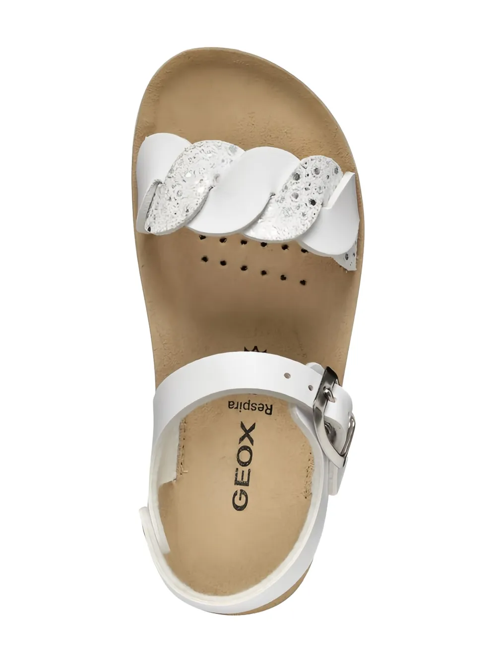 Geox Kids Costarei buckle-fastening sandals White