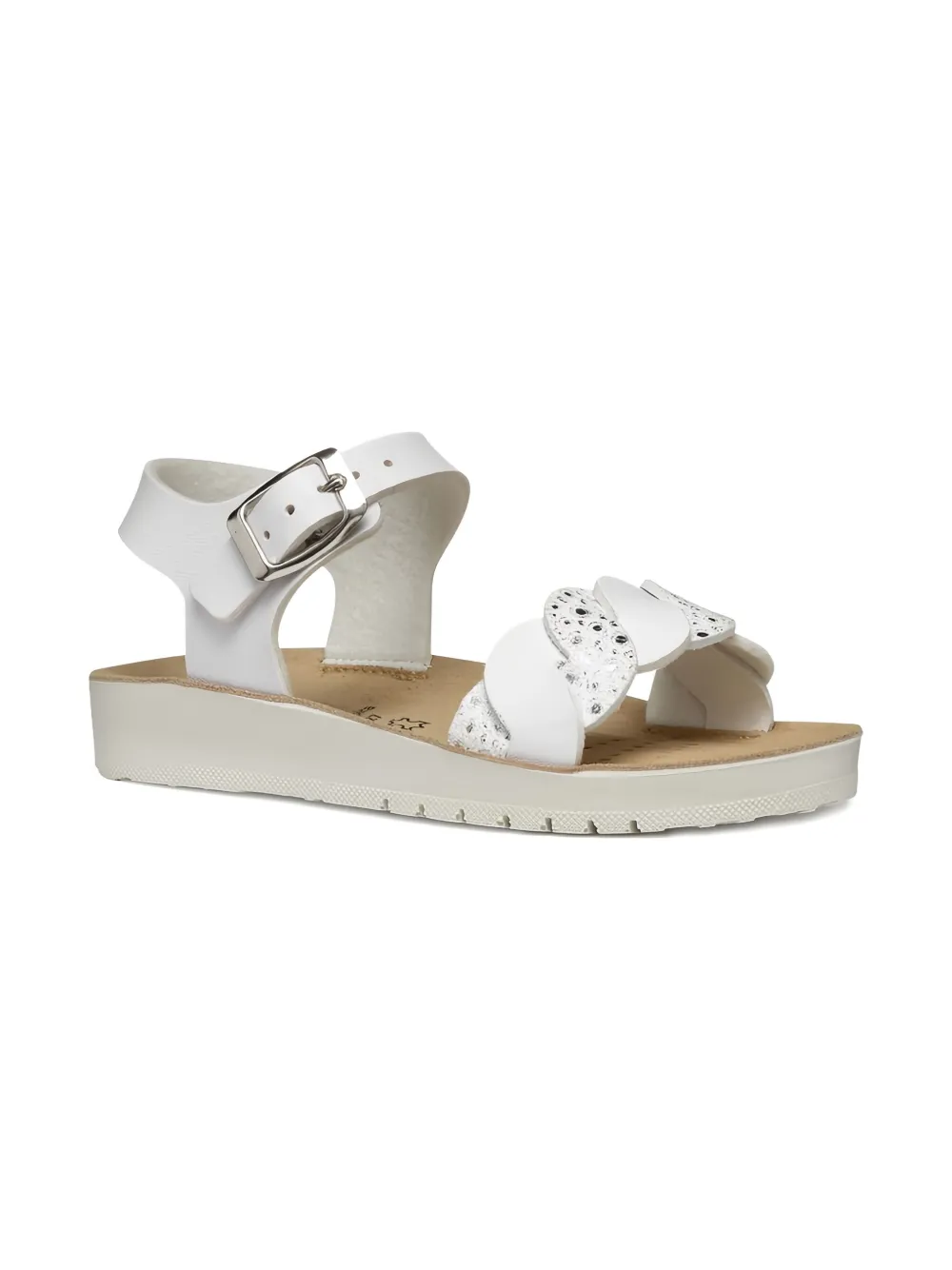 Geox Kids Costarei buckle-fastening sandals White