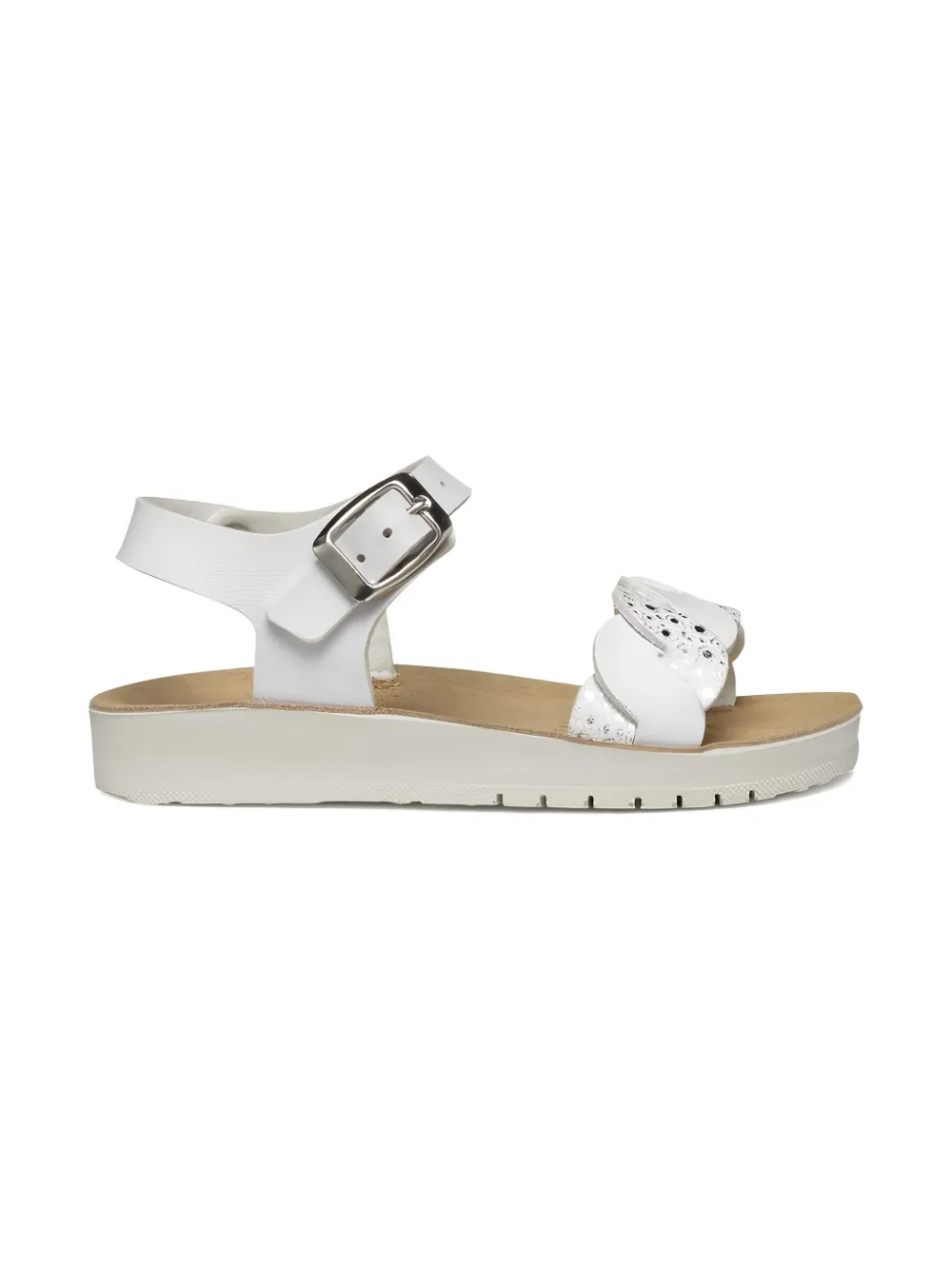 Geox Kids Costarei buckle-fastening sandals White