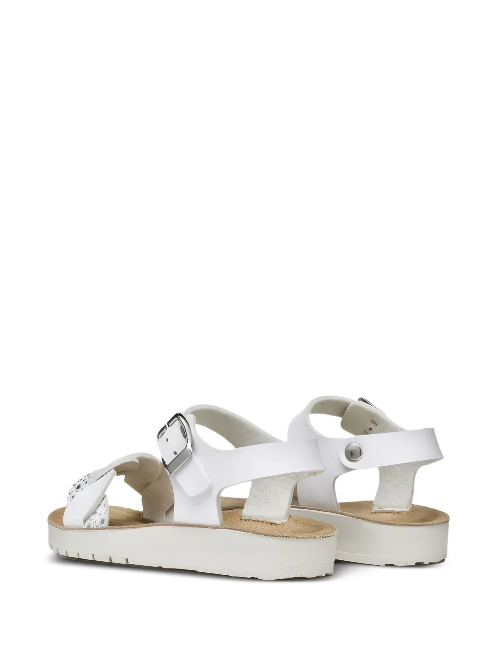 Geox Kids Costarei buckle-fastening sandals White