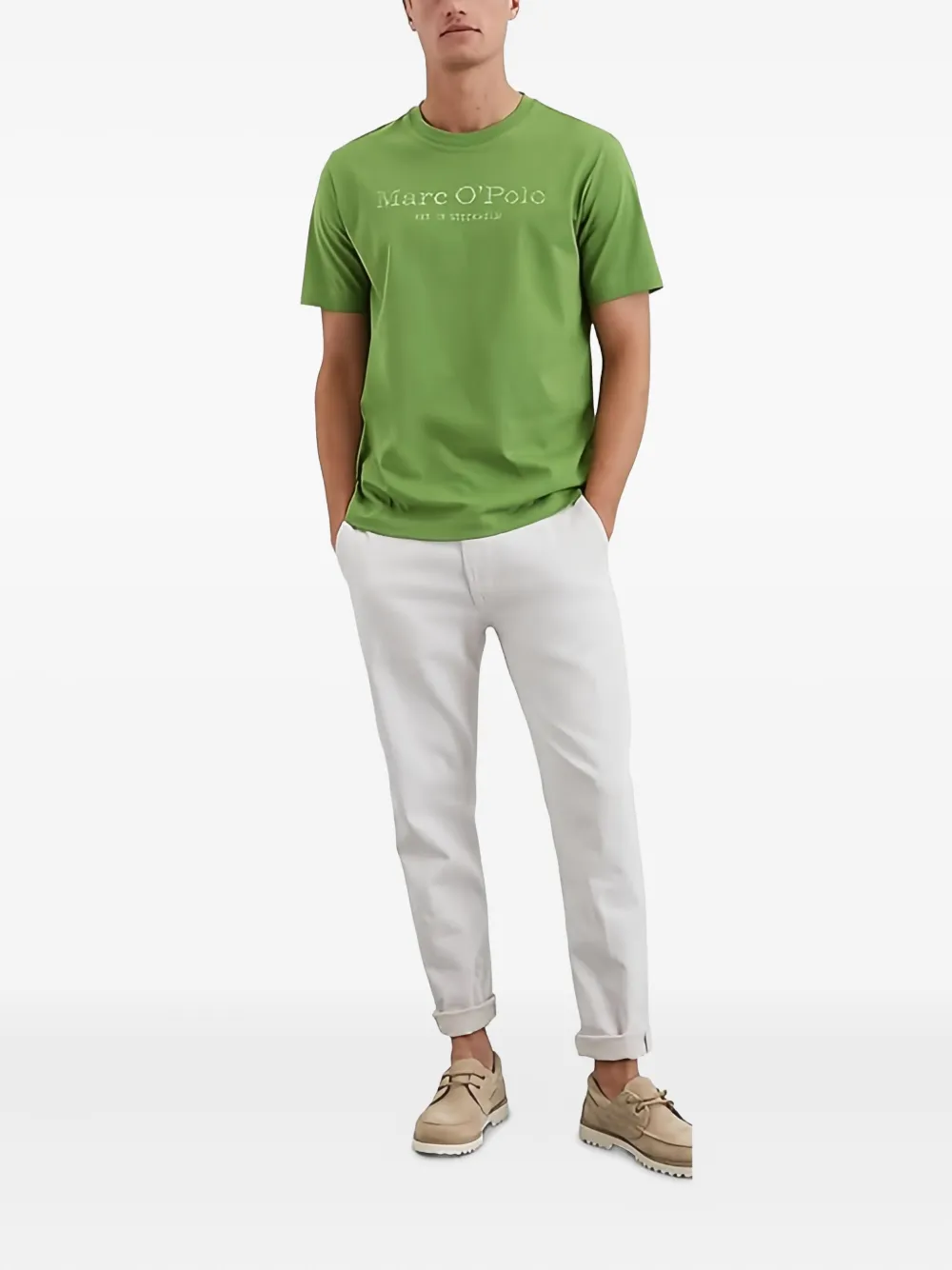 Marc O'polo Logo-print T-shirt In Green