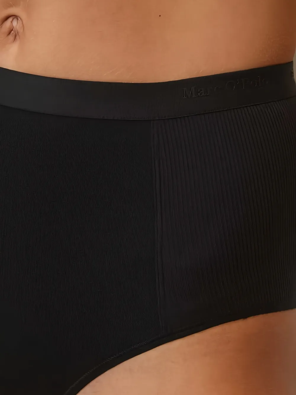 Marc O'polo Seamless Briefs (pack Of Two) In Black