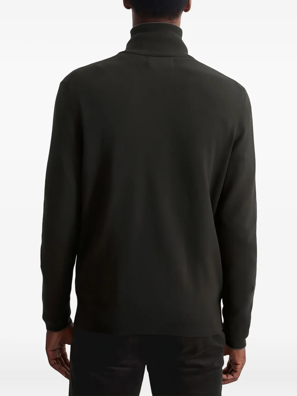 Marc O'Polo Vest met hoge kraag en rits Zwart