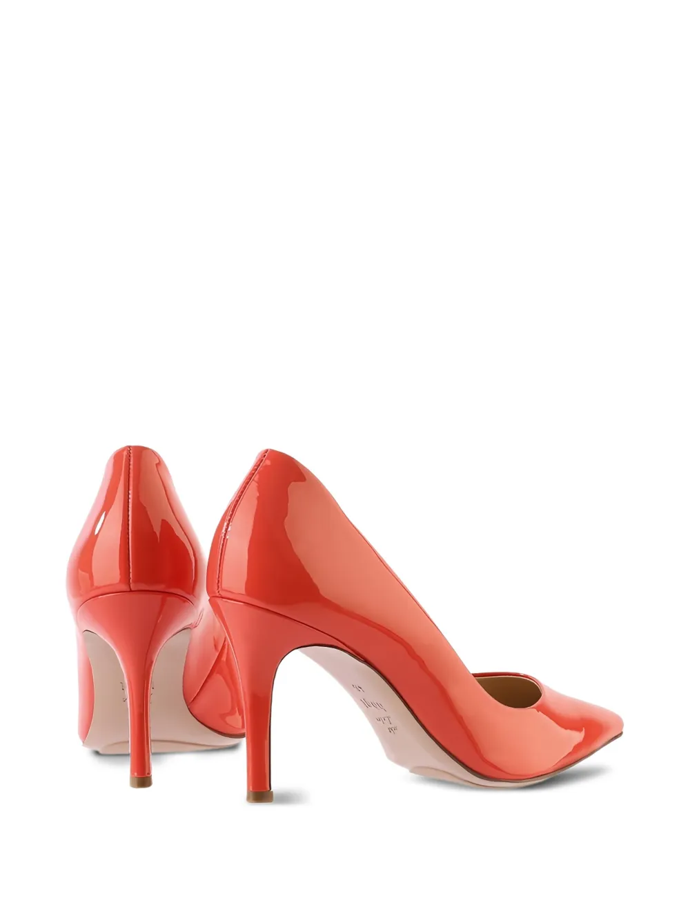 Hogl Boulevard patent pointed-toe pumps Red