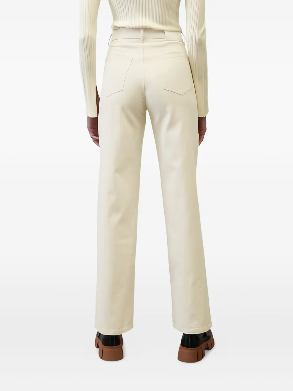Marc O'Polo Straight broek Beige