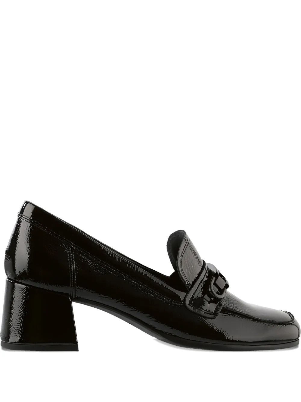 Hogl Helen block-heel patent loafers | Black | Image 1