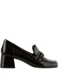 Hogl Helen block-heel patent loafers - Black
