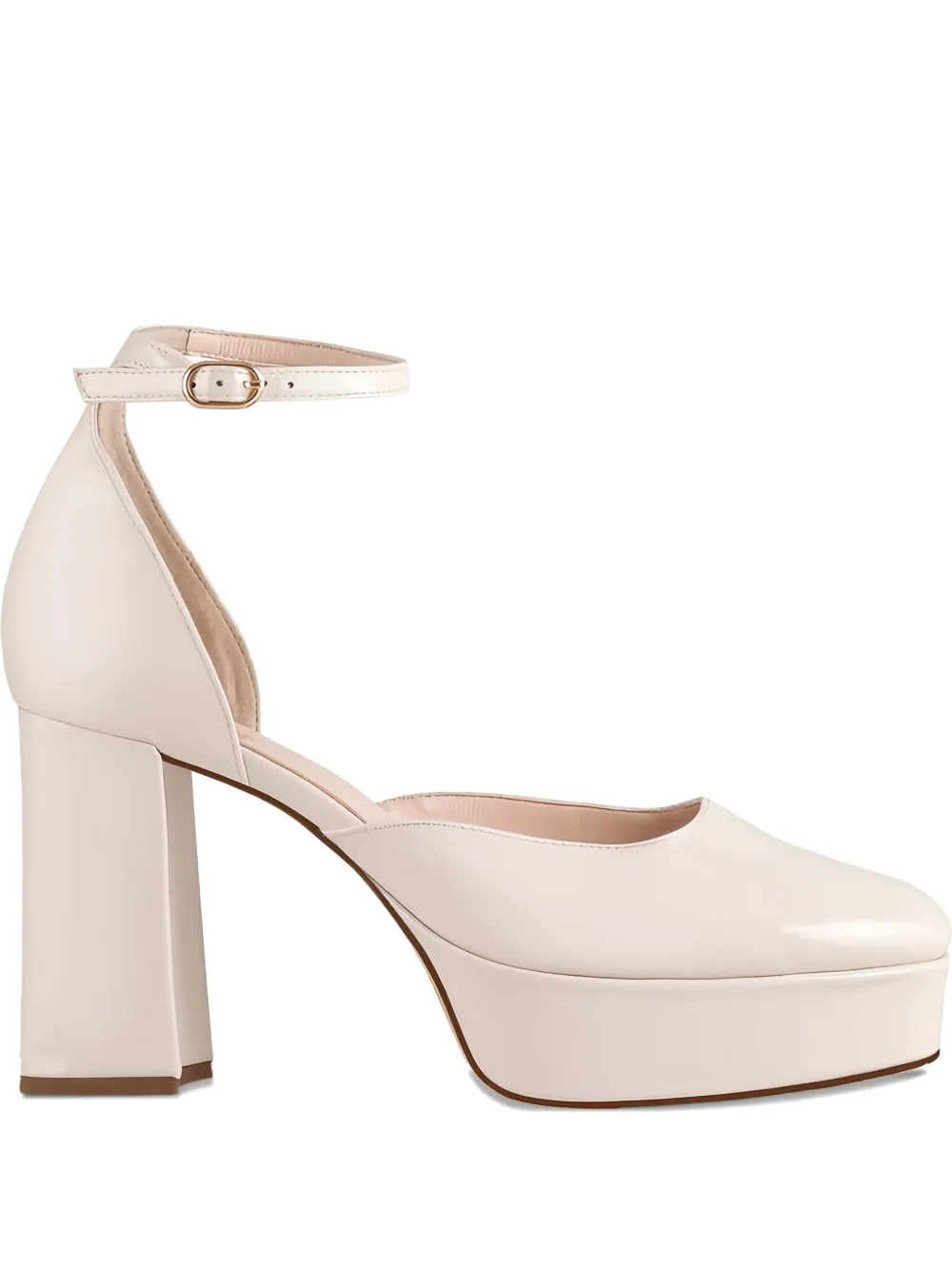 Hogl 60mm platform block-heel sandals Neutrals