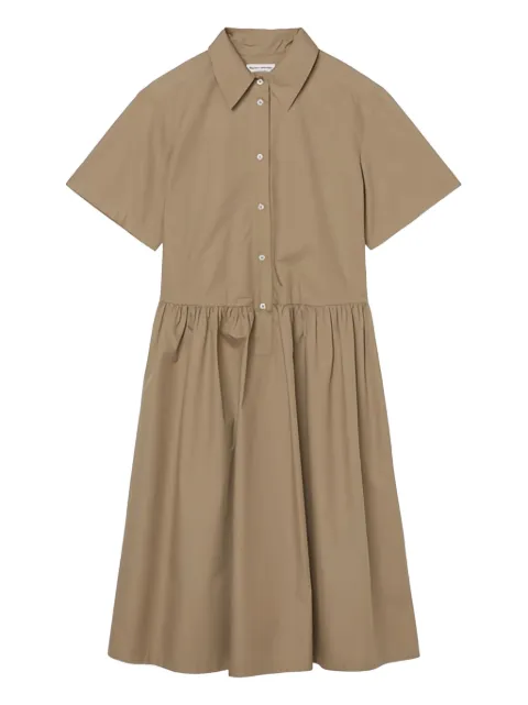 Marc O'Polo gathered-waist shirt dress