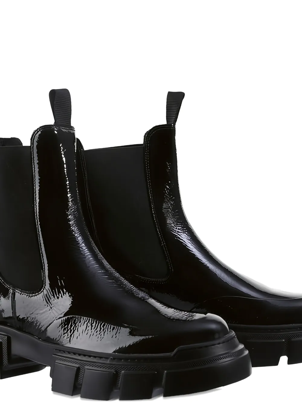 Hogl Adventure Chunky-sole Patent Ankle Boots