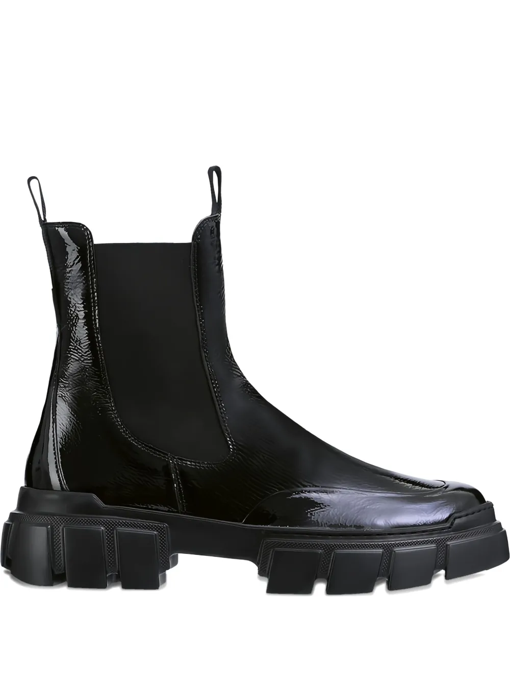 Hogl Adventure Chunky-sole Patent Ankle Boots