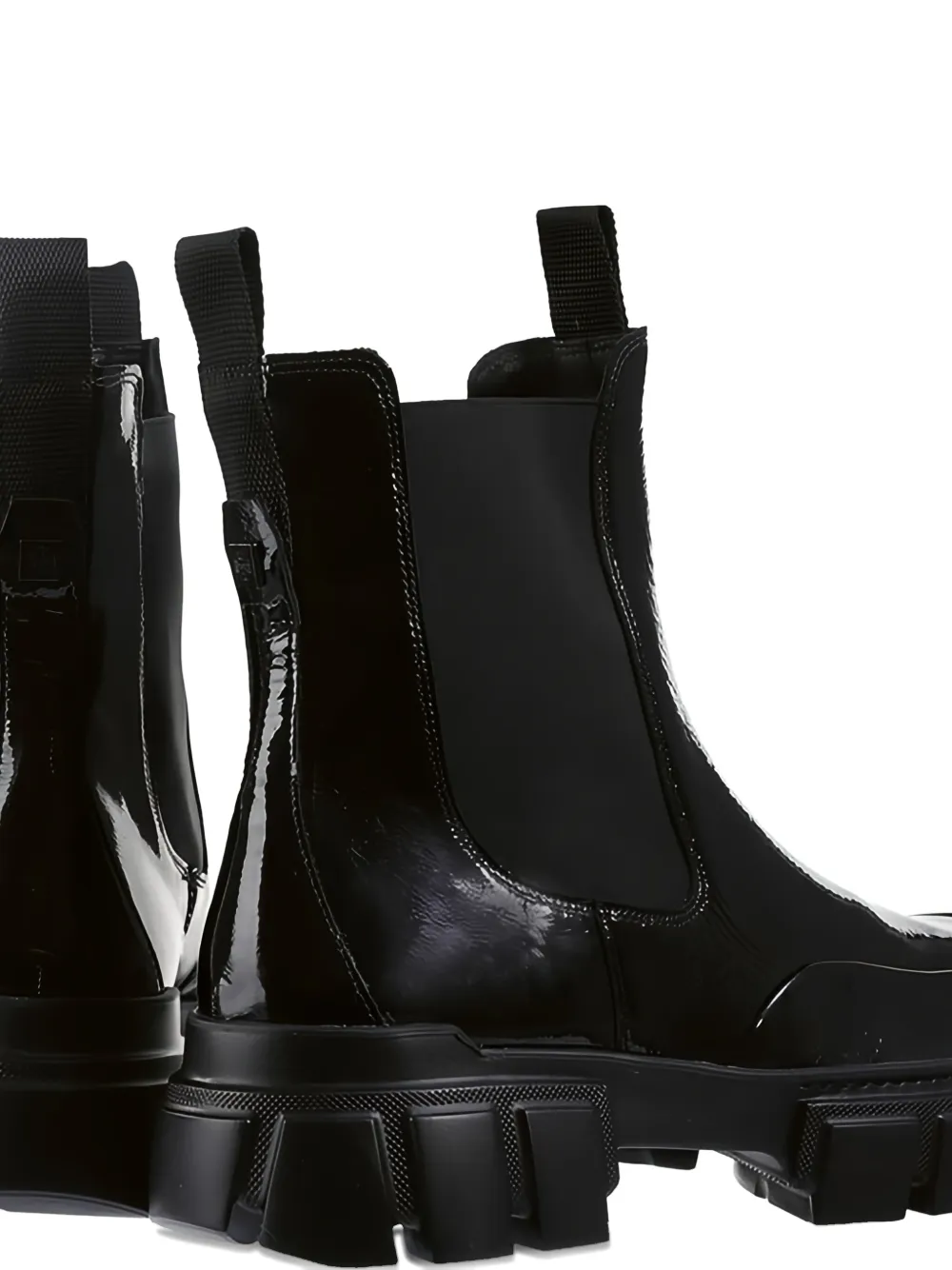 Hogl Adventure Chunky-sole Patent Ankle Boots