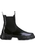 Hogl Adventure chunky-sole patent ankle boots - Black
