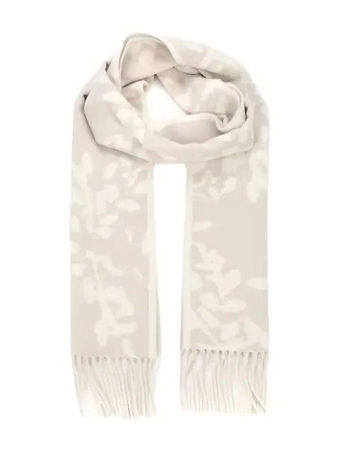 Marc O'Polo floral-print fringed scarf