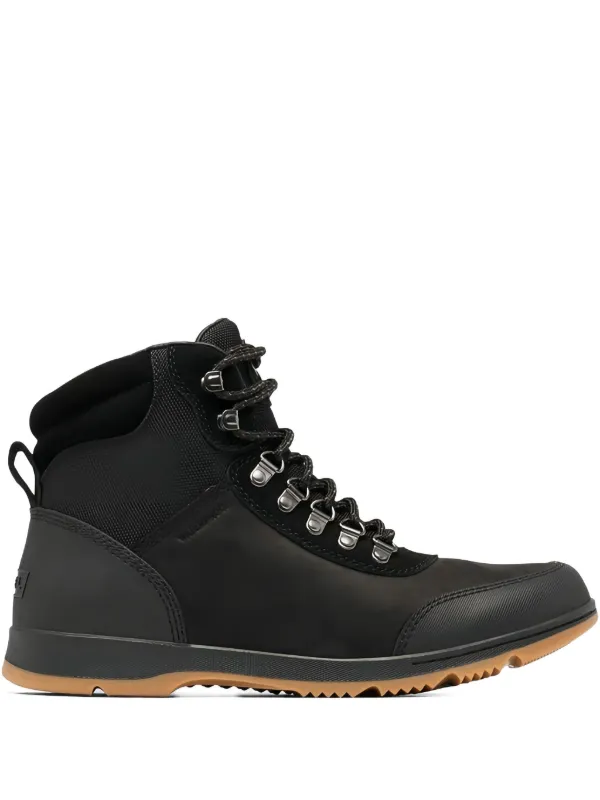 SOREL レースアップ レザーブーツ | ブラック | FARFETCH JP