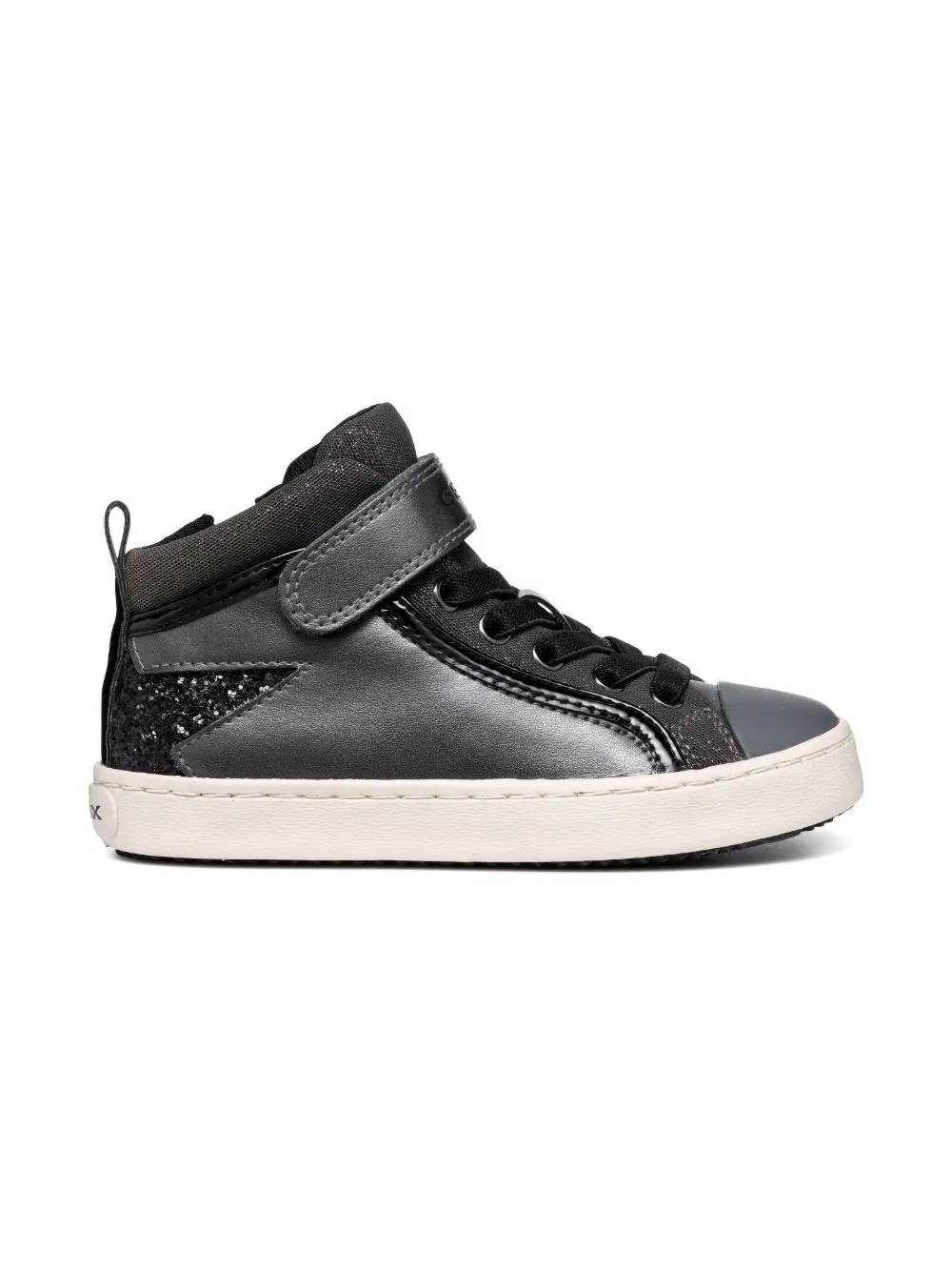 Geox Kids Kalispera high-top sneakers | Grey | Image 1