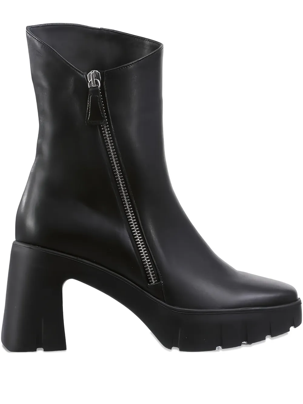 Hogl Manon chunky heeled ankle boots Black