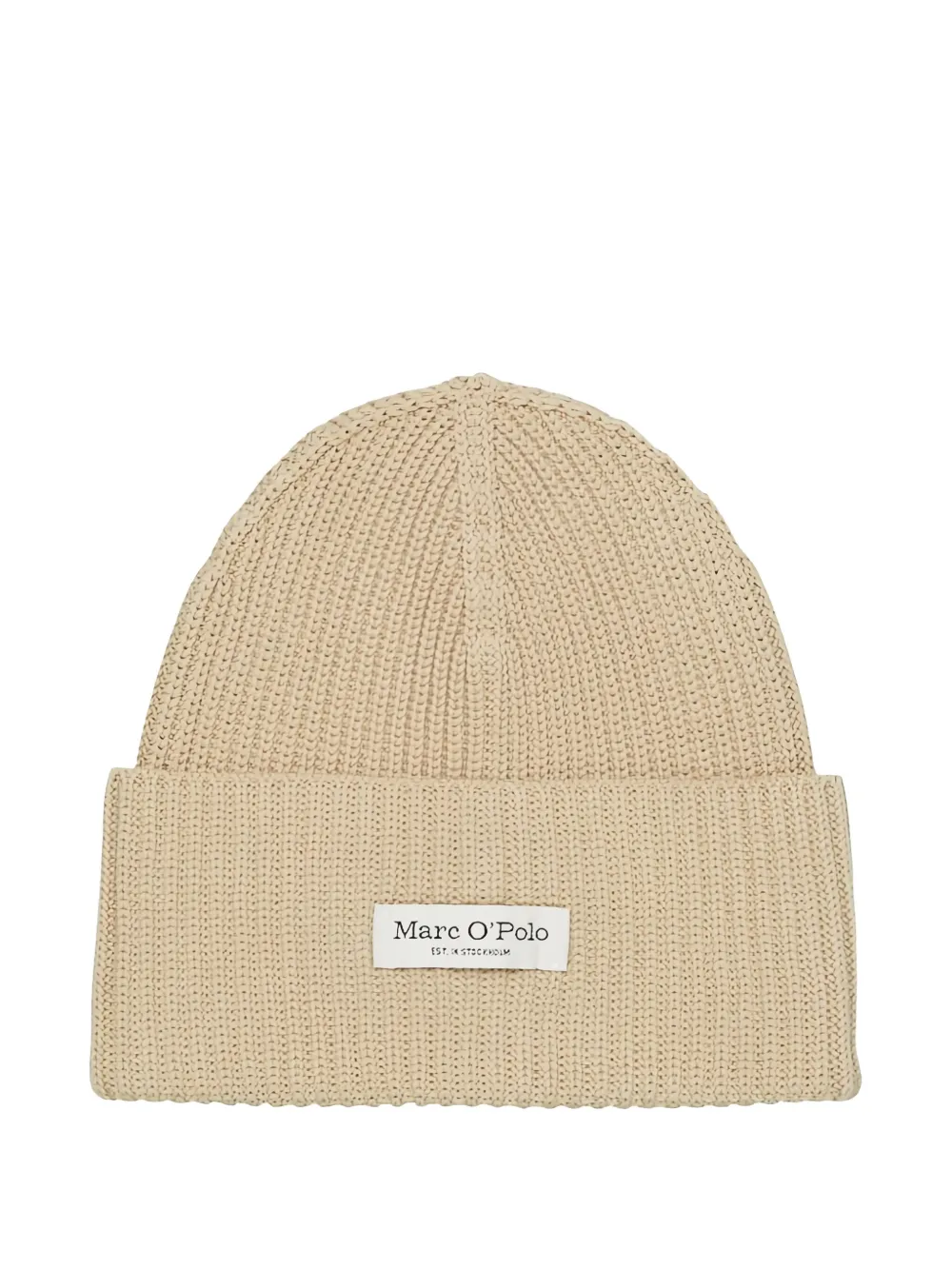 ribbed-knit beanie