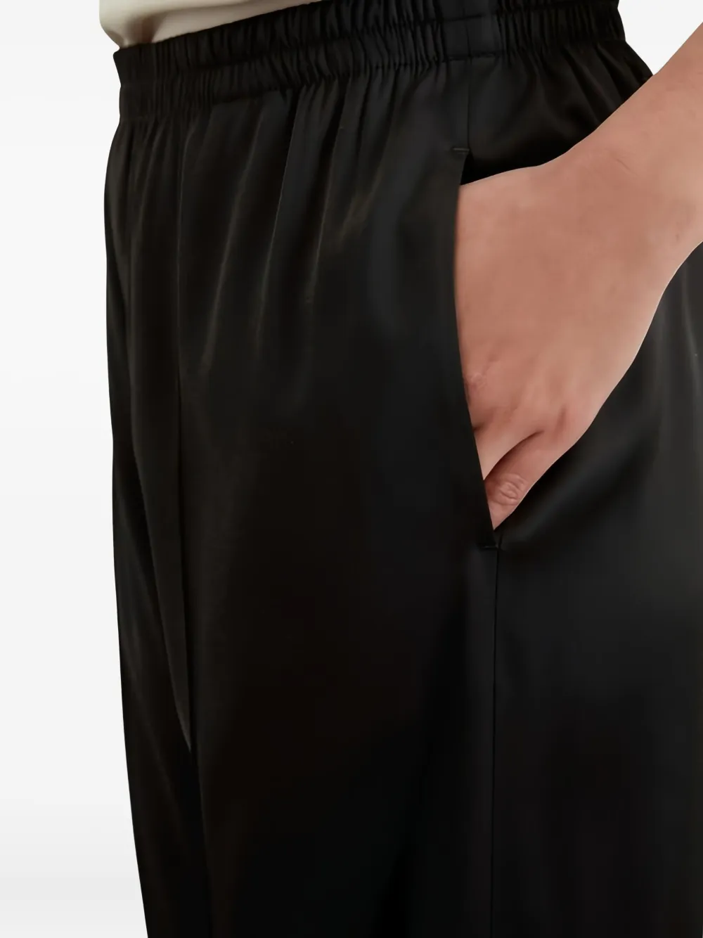 Marc O'Polo Broek met elastische taille Zwart