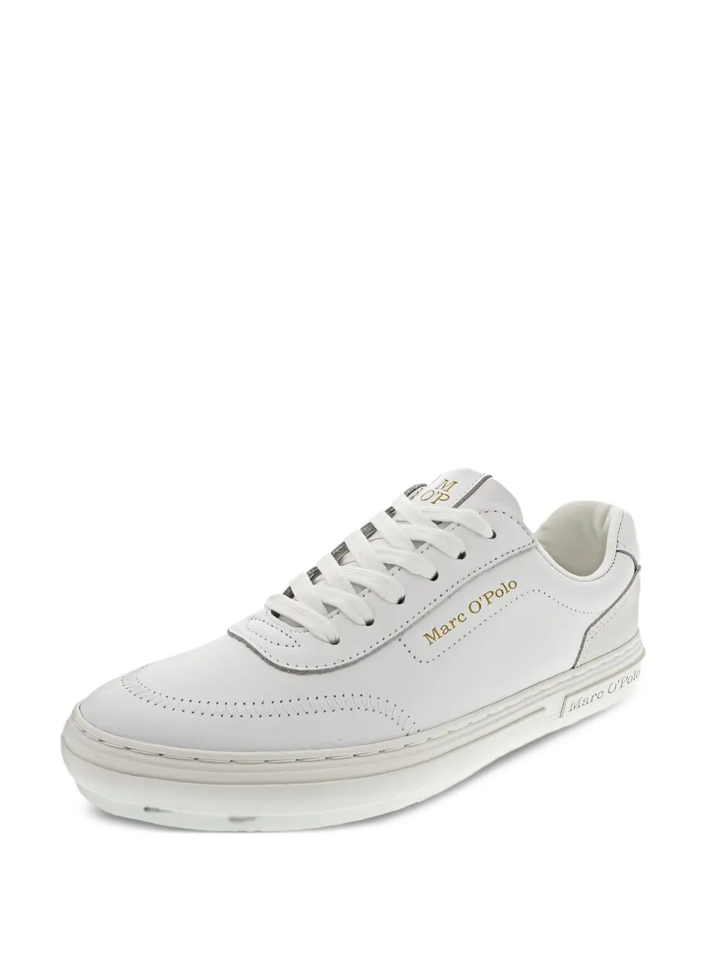 Marc O'Polo leather low-top sneakers White