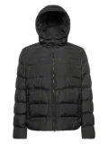 Geox Magnete quilted hooded jacket - Black