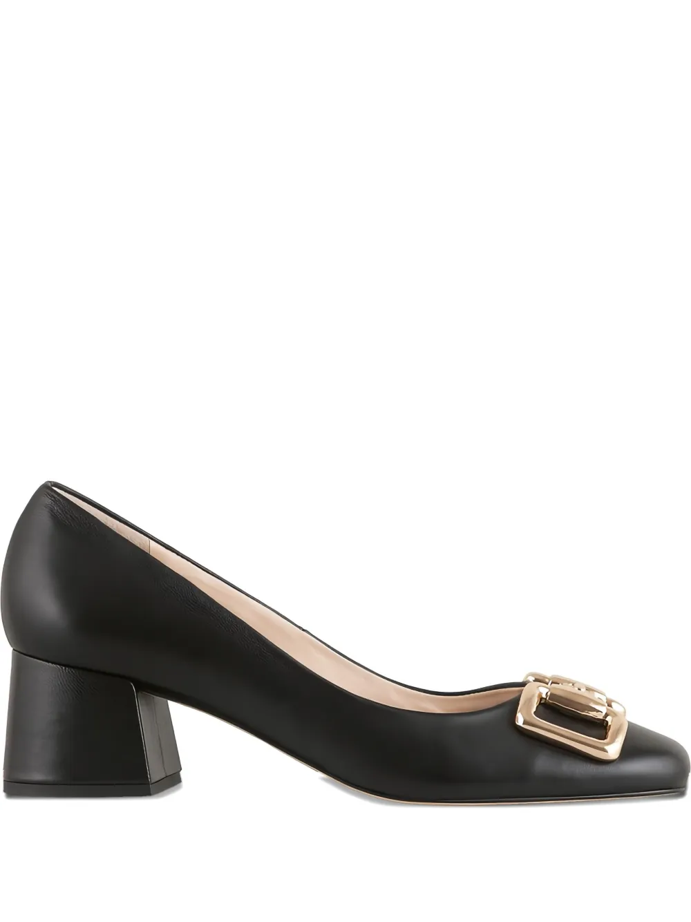 Hogl Juliette block-heeled buckle pumps | Black | Image 1