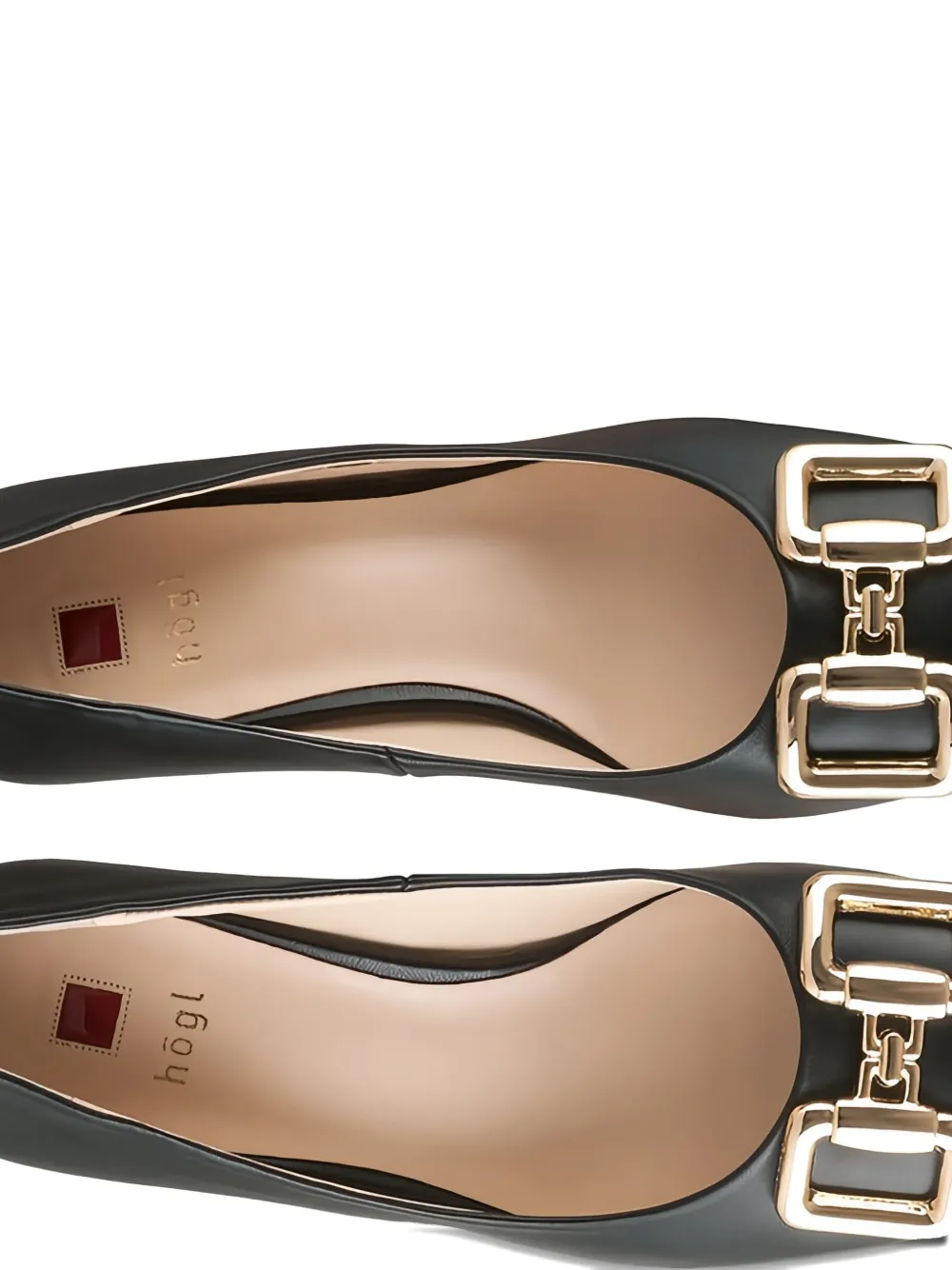 Hogl Juliette Block-heeled Buckle Pumps