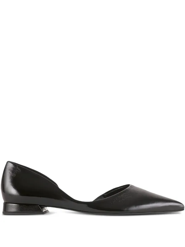 Hogl Vivien pointed-toe Ballet Flats Black FARFETCH TH