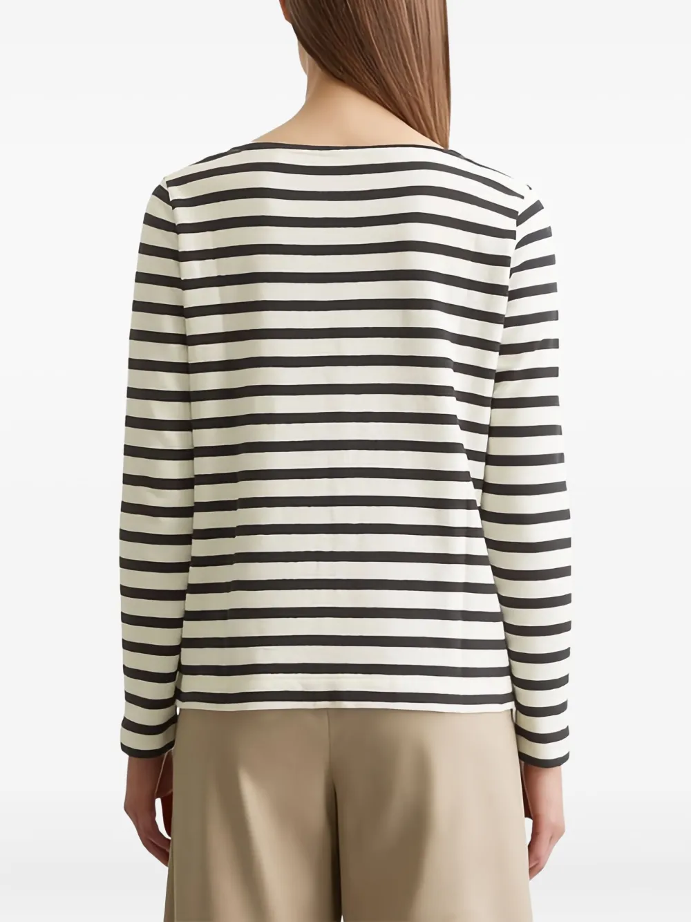Marc O'Polo striped long-sleeve T-shirt | White | Image 1