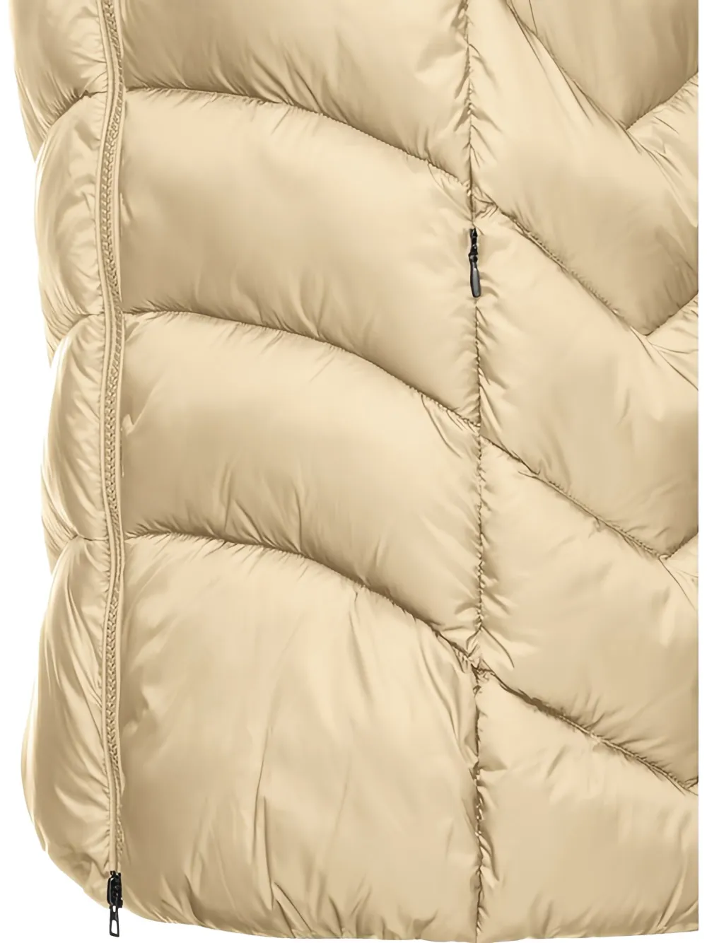 Geox Bleyze gewatteerde bodywarmer met capuchon Beige