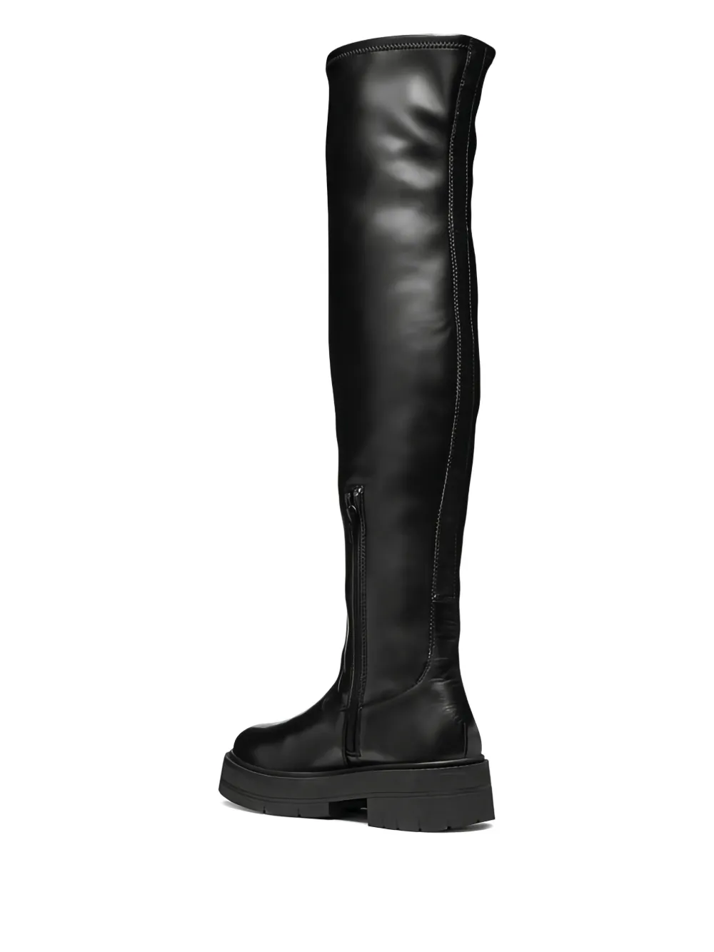 Geox Spherica EC7 over-the-knee-high boots Zwart